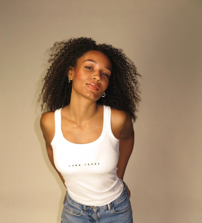 White tank top